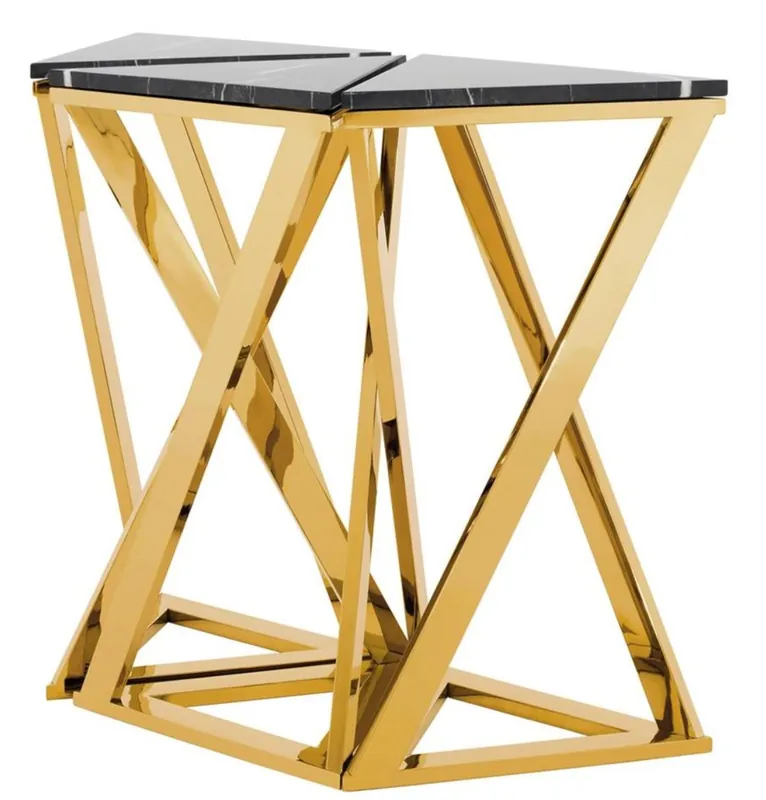 Casa Padrino Designer Konsole 3er Set Gold 95 x 41 x H. 80,5 cm - Luxus Kollektion Neue Ware
