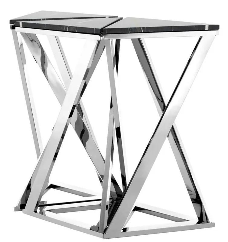Preiswert Casa Padrino Designer Konsole 3er Set Silber 95 x 41 x H. 80,5 cm - Luxus Kollektion