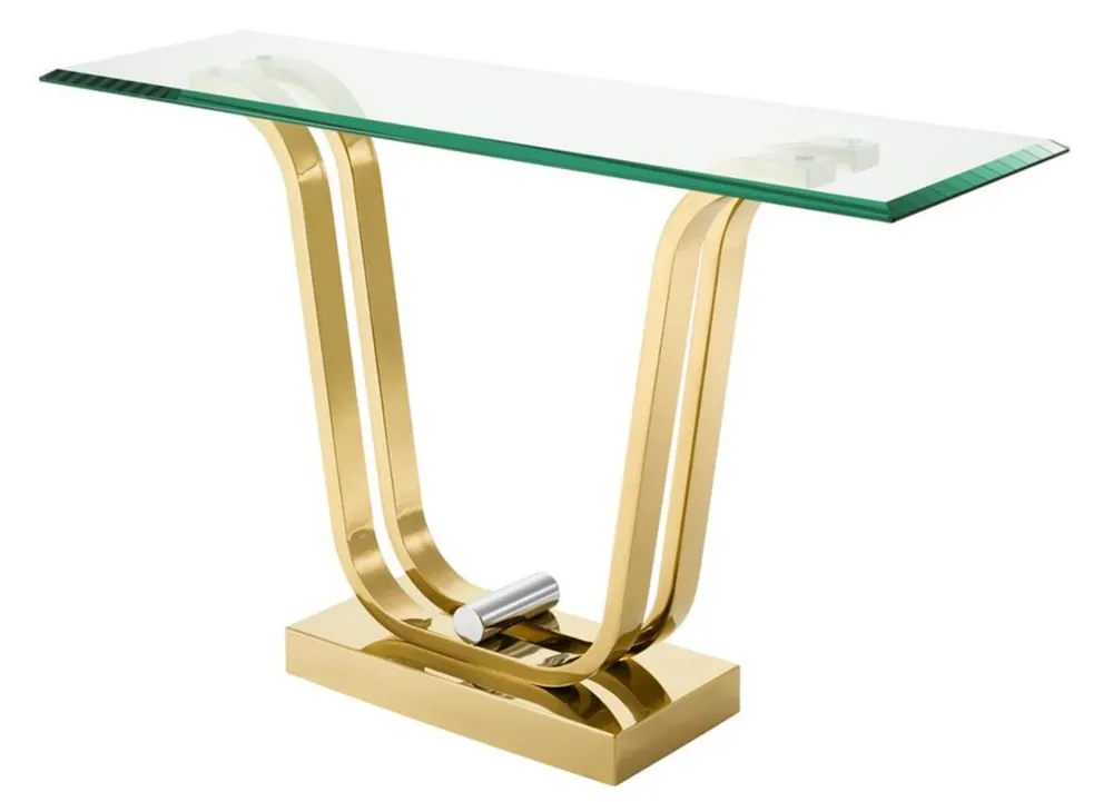 Casa Padrino Designer Hotel Konsole 120 x 35 x H. 74 cm - Luxus Qualität Markenware