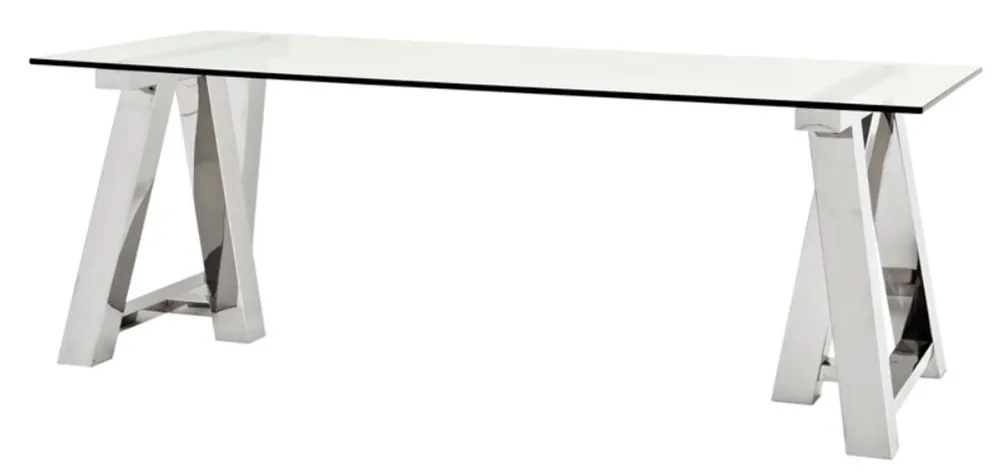 Sonderaktion Casa Padrino Luxus Esstisch 220 x 90 x H. 78 cm - Designer Esszimmermöbel
