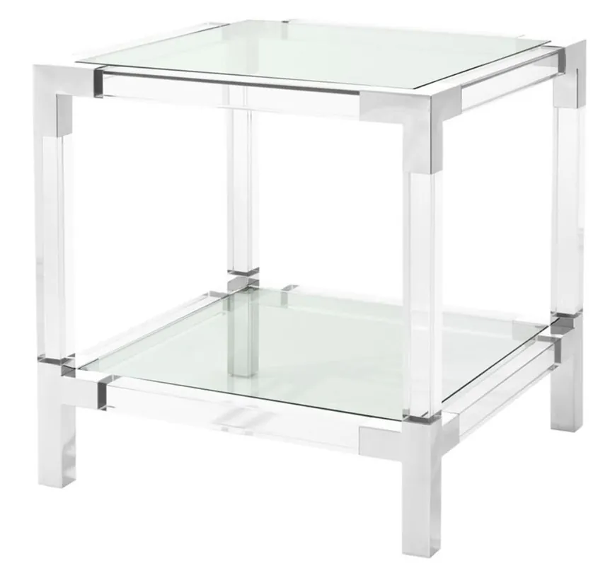 Direkt Vom Hersteller Casa Padrino Wohnzimmer Beistelltisch 60 x 60 x H. 60 cm - Luxus Designer Möbel