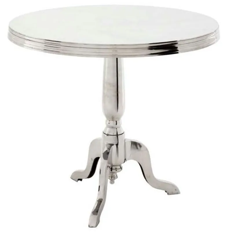 Jetzt Kaufen Casa Padrino Aluminium Beistelltisch 80 x H. 74 cm - Luxus Wohnzimmermöbel