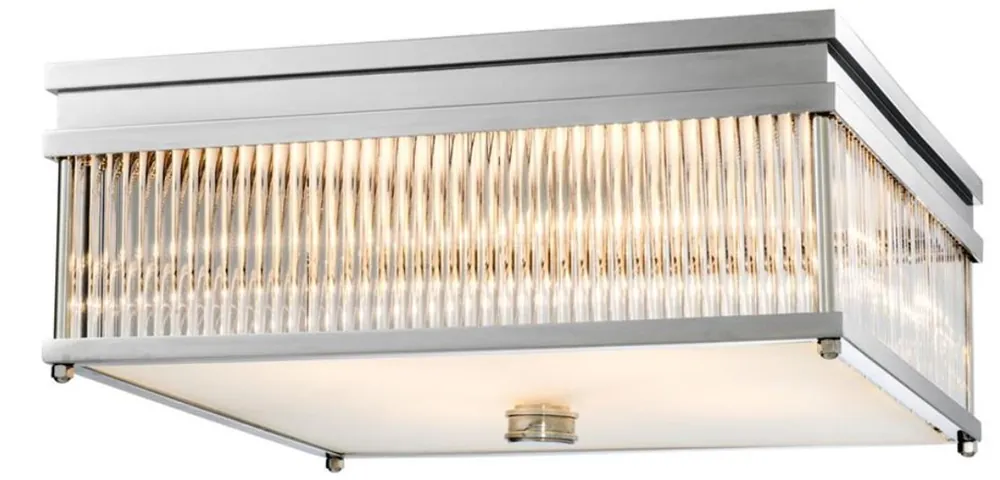Angebot Casa Padrino Luxus Deckenleuchte 40,5 x 40,5 x H. 17 cm - Limited Edition
