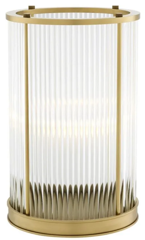 Casa Padrino Luxus Kerzenleuchter Antik Messing 20 x H. 32 cm - Hotel Restaurant Accessoires Wochenendangebot