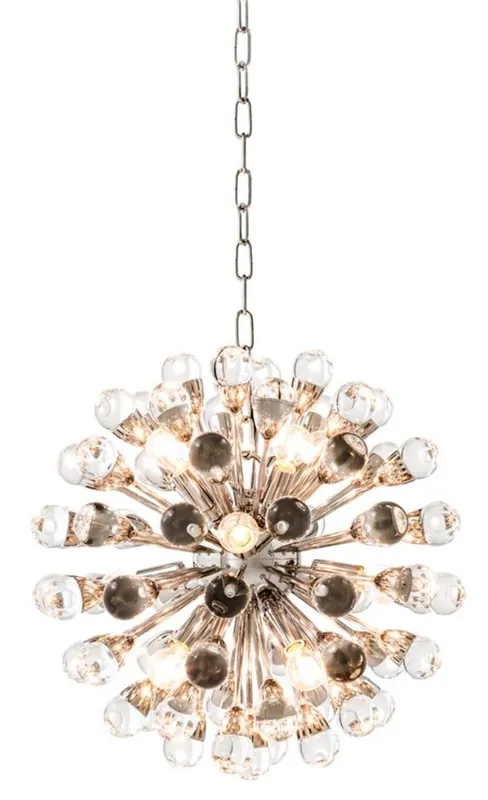 Garantierte Lieferung Casa Padrino Luxus Kronleuchter Silber Durchmesser 50 cm - Luxus Hotel Kollektion