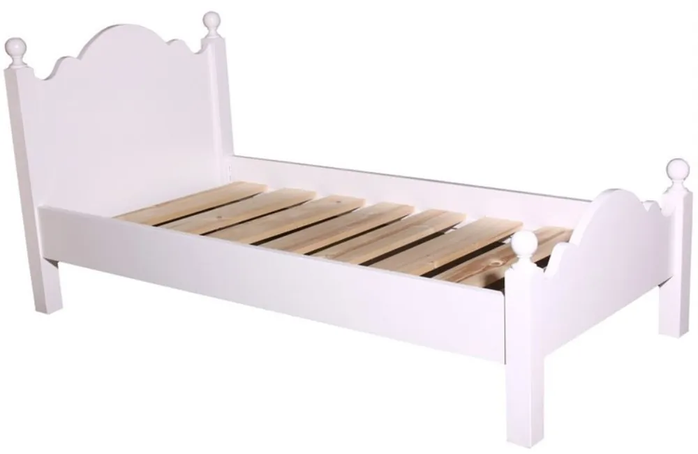 Casa Padrino Landhausstil Bett Rosa 90 x 190 cm - Schlafzimmermöbel im Landhausstil Schneller Versand