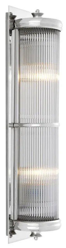 Sale Casa Padrino Luxus Wohnzimmer Wandlampe Silber 13 x 11 x H. 52 cm - Luxus Kollektion