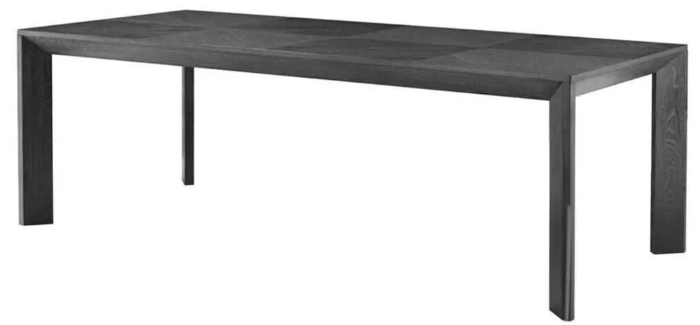 Casa Padrino Luxus Esstisch in schwarz 225 x 100 x H. 75 cm - Limited Edition Online Kaufen