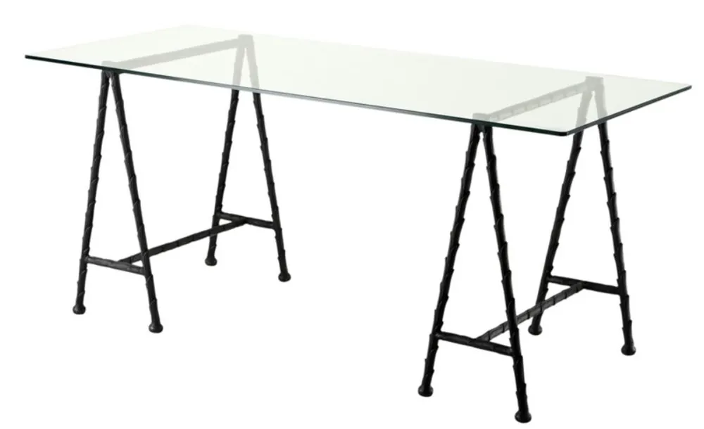 Highlight Casa Padrino Luxus Schreibtisch 170 x 80 x H. 77 cm - Luxus Qualität