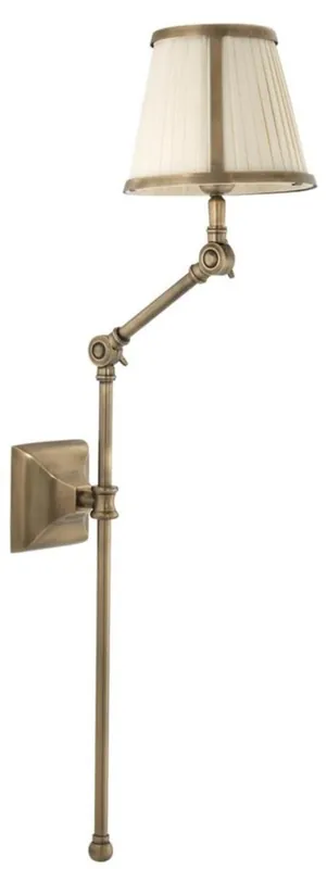 Abverkauf Casa Padrino Luxus Wandleuchte Antik Messing 29 x 17 x H. 77 cm - Hotel Restaurant Kollektion