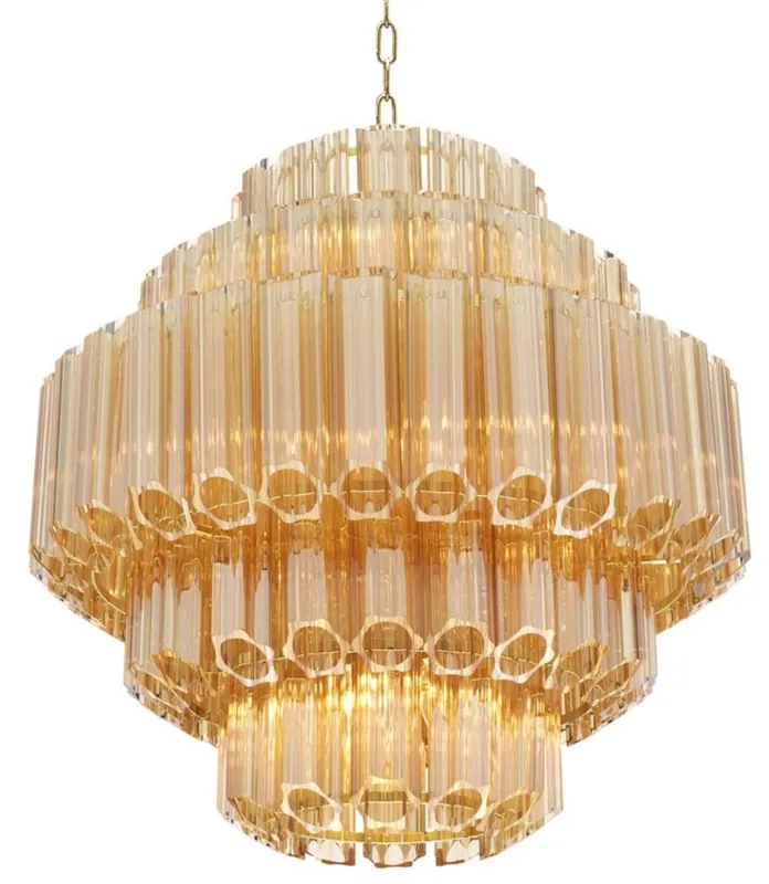 Casa Padrino Kronleuchter Durchmesser 66 x H. 67 cm - Luxus Hotel Möbel Billig