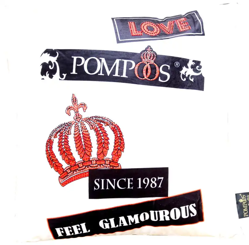 Harald Glööckler Designer Deko Kissen Pompöös by Casa Padrino mit Glitzersteinen Feel Glamourous Must-Have