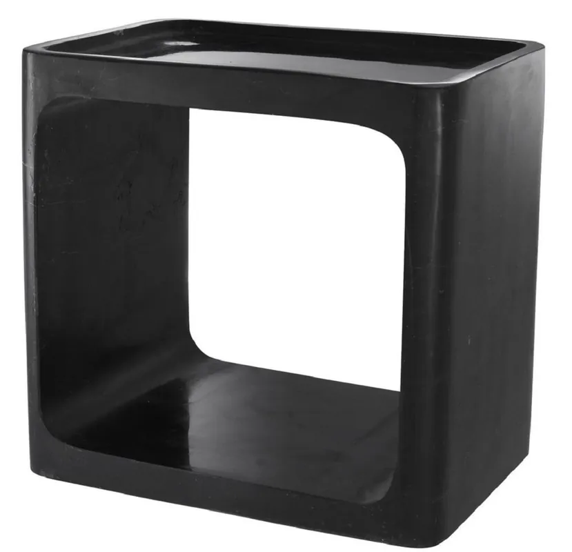 Neuheit Casa Padrino Luxus Marmor Beistelltisch Schwarz 42 x 30 x H. 40 cm - Wohnzimmermöbel - Luxus Möbel