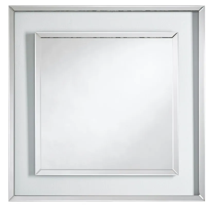 Casa Padrino Designer Wandspiegel 90 x H. 90 cm - Wohnzimmer Spiegel - Garderoben Spiegel - Luxus Möbel Neuheit