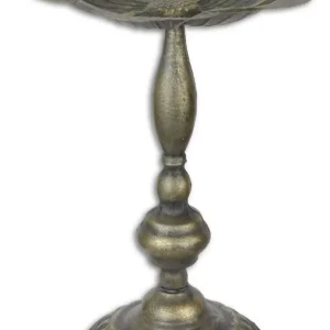 Sonderangebot Casa Padrino Jugendstil Vogelbad mit Ständer Antik Bronze Ø 24,2 x H. 34 cm - Barock & Jugendstil Garten Deko