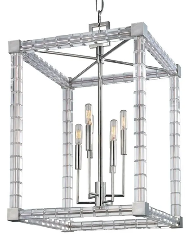 Casa Padrino Designer Kronleuchter Silber 47 x 47 x H. 70 cm - Moderner Luxus Kristallglas Kronleuchter Finale Aktion