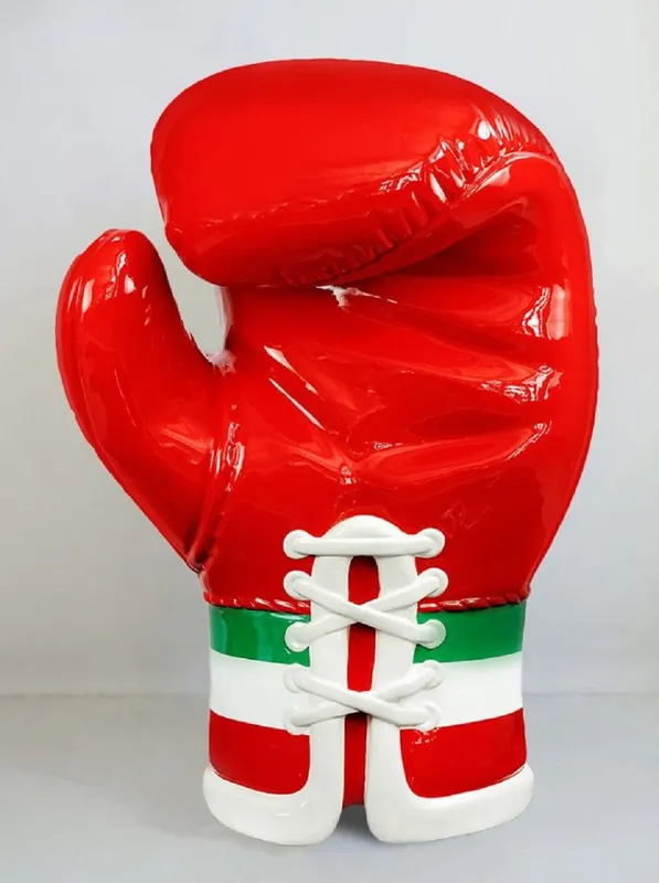 Casa Padrino XXL Deko Boxhandschuh Rot / Italien H. 120 cm - Wohnzimmer & Büro Deko Knallerangebot