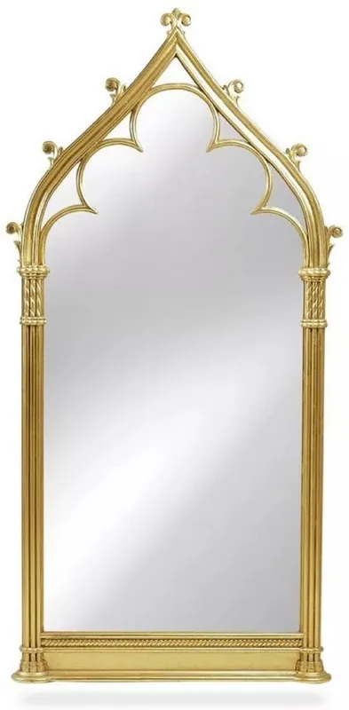 Neue Ware Casa Padrino Luxus Barock Spiegel Antik Gold H. 150 cm - Barockstil Möbel