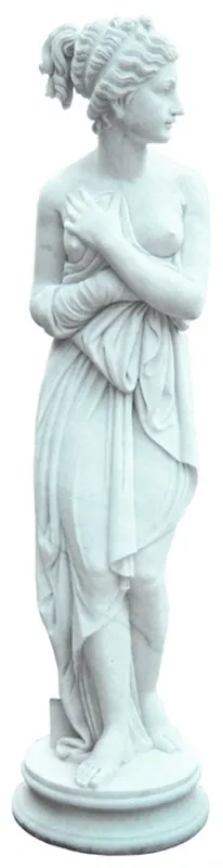 Aktuell Casa Padrino Jugendstil Garten Marmor Skulptur Frau Weiß H. 160 cm - Garten Deko Figur