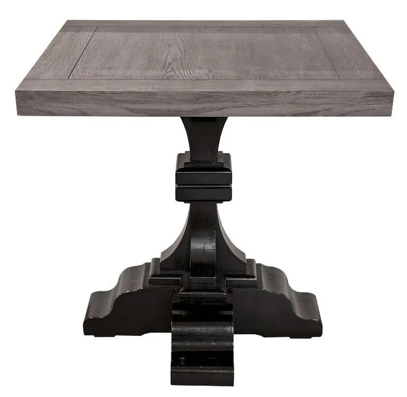 Casa Padrino Bistrotisch Massivholz 80 x 80 x H 78 cm - Cafe Tisch Gastronomie Restaurant Billig