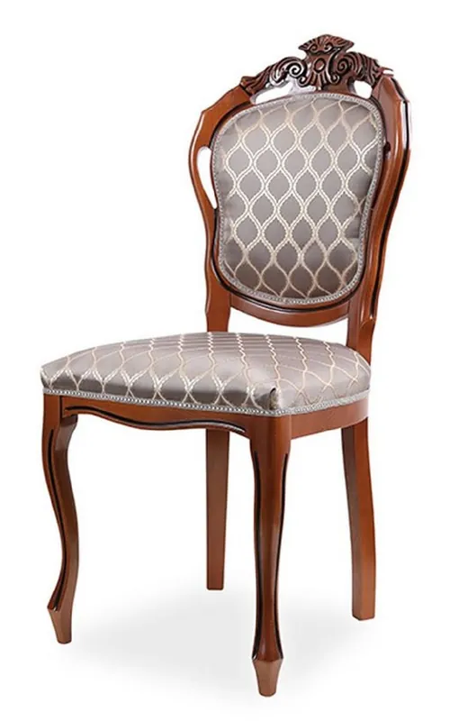 Knallerangebot Casa Padrino Luxus Barock Esszimmer Stuhl Grau / Braun H. 102 cm - Esszimmer Möbel im Barockstil