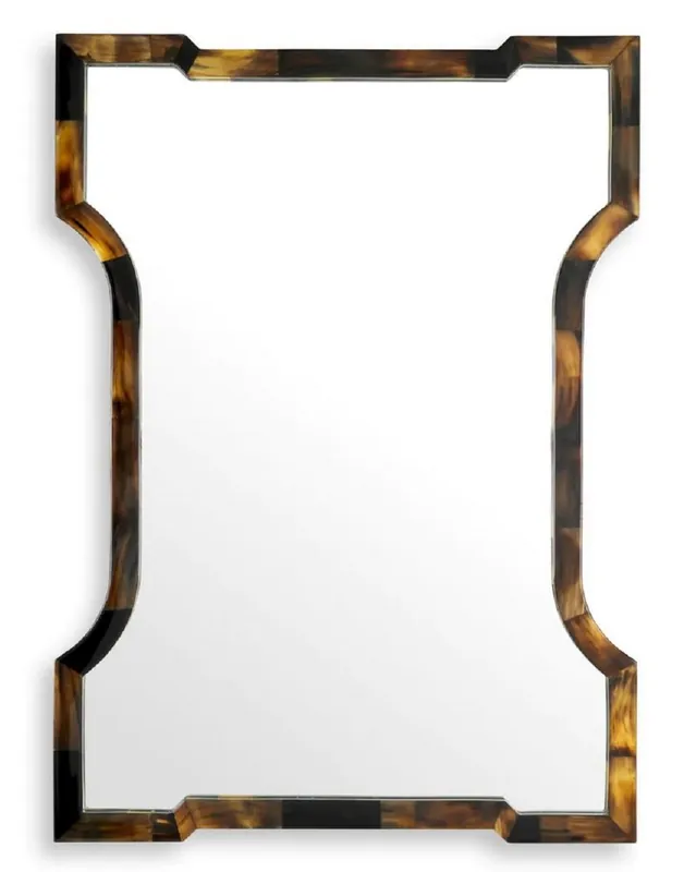 Finale Aktion Casa Padrino Luxus Spiegel Braun / Naturfarben H. 130 cm - Luxus Qualität