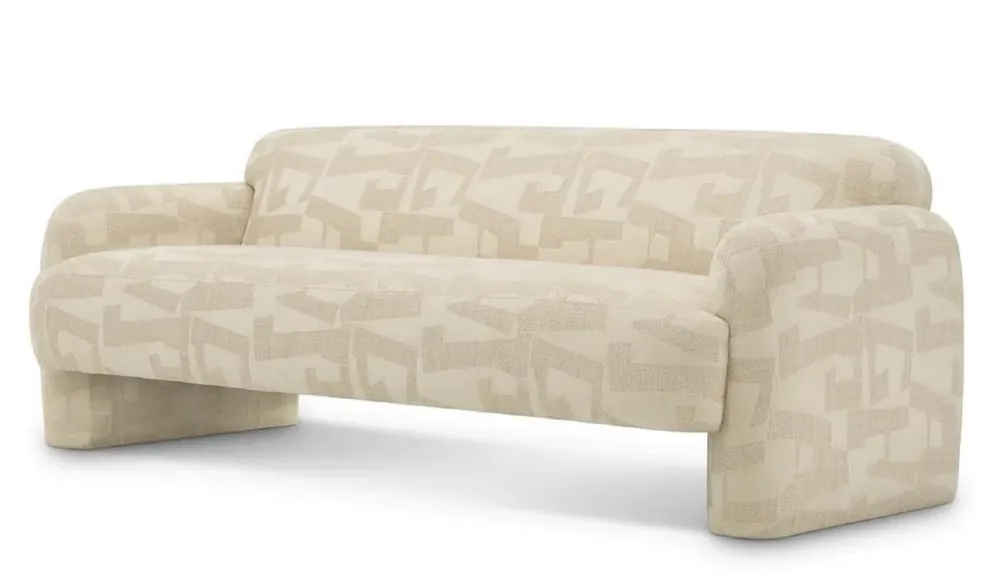Casa Padrino Luxus Sofa Sandfarben 220 cm - Wohnzimmer & Hotel Möbel Neu Im Sortiment