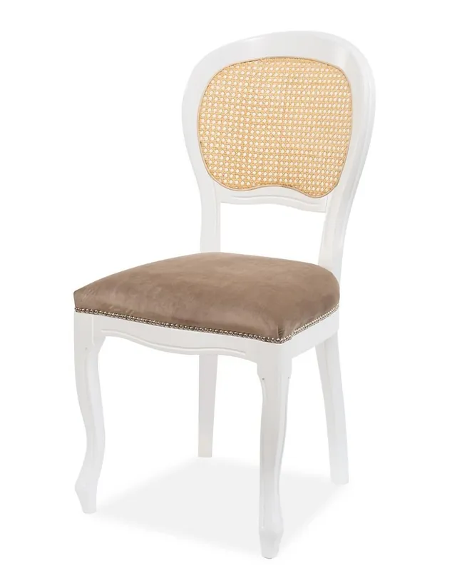 Jetzt Kaufen Casa Padrino Luxus Barock Esszimmer Stuhl Braun / Naturfarben / Weiß H. 97 cm