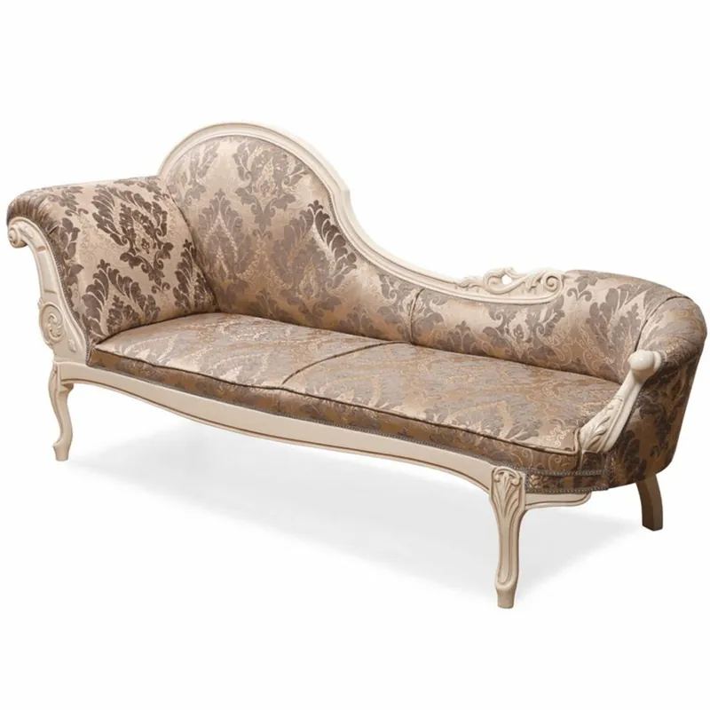Bestpreis Casa Padrino Luxus Barock Chaiselongue Braun / Creme - Barock Möbel