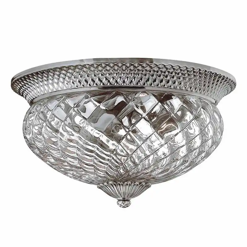Echt Casa Padrino Barock Kristall Deckenleuchte Antik Silber Ø 40,6 cm
