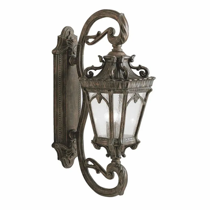 Casa Padrino Barock Außenwandleuchte Antik Bronze H. 95,9 cm - Außenbeleuchtung Nur Für Kurze Zeit
