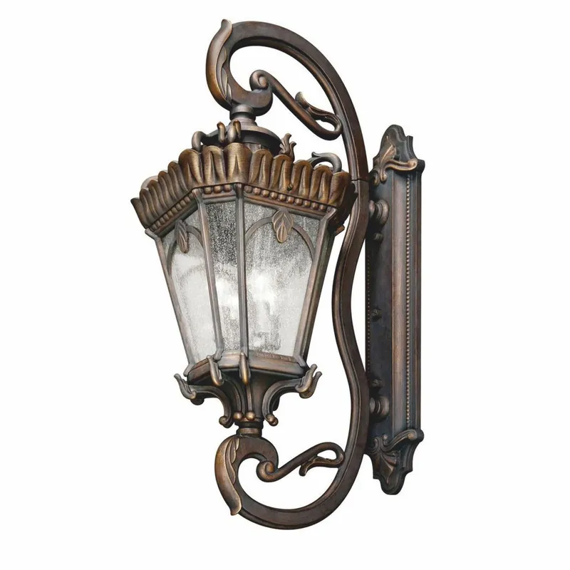 Günstig Casa Padrino Barock Außenwandleuchte Antik Bronze H. 116,8 cm - Außenbeleuchtung