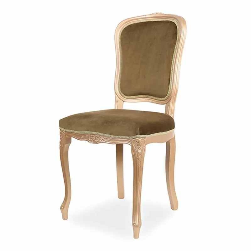 Casa Padrino Luxus Barock Esszimmer Stuhl Olivgrün / Beige H. 100 cm Mega-Angebot