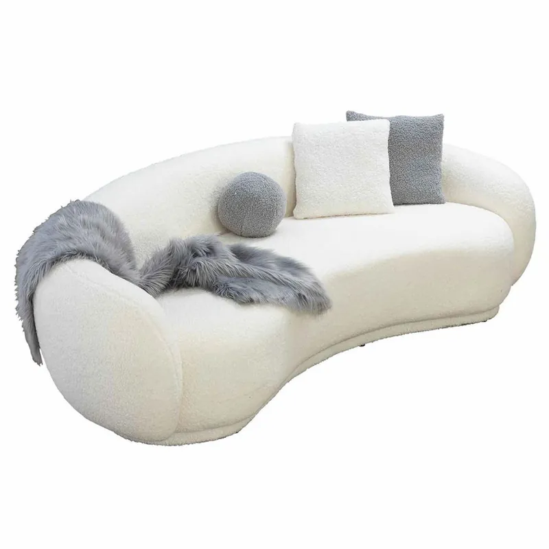 Top-Preis Casa Padrino Luxus Sofa Weiß 230 cm - Wohnzimmer & Hotel Möbel