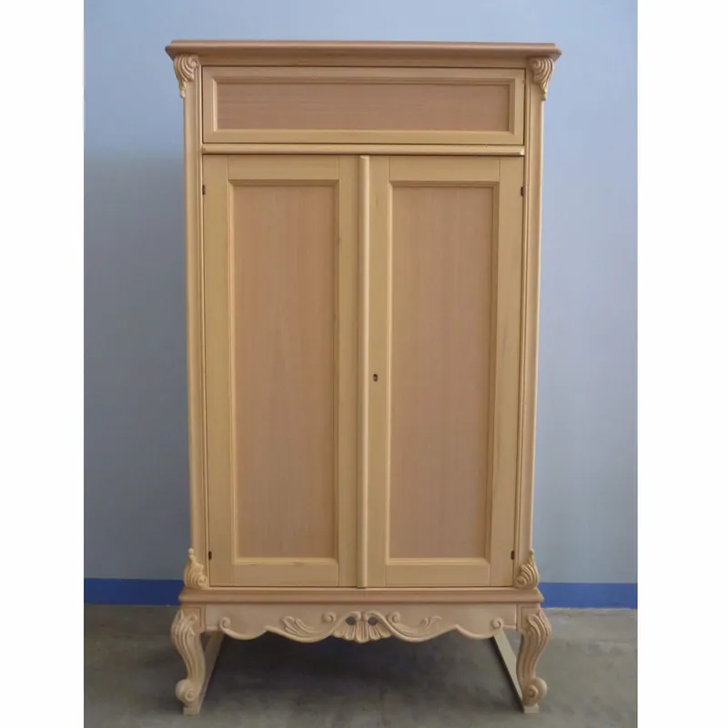 Sale Casa Padrino Luxus Barock Schuhschrank Naturfarben H. 148 cm - Made in Italy