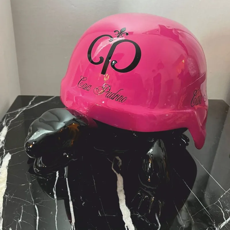 Casa Padrino Luxus Deko Figur Schildkröte Schwarz / Pink 40 cm - Deko Skulptur Garantierte Lieferung