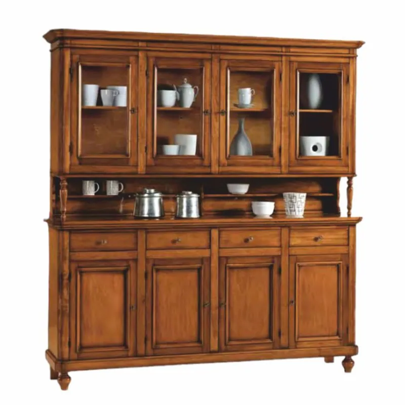 Finale Aktion Casa Padrino Landhausstil Esszimmer Schrank Braun 195 x 47 x H. 213 cm - Esszimmer Möbel