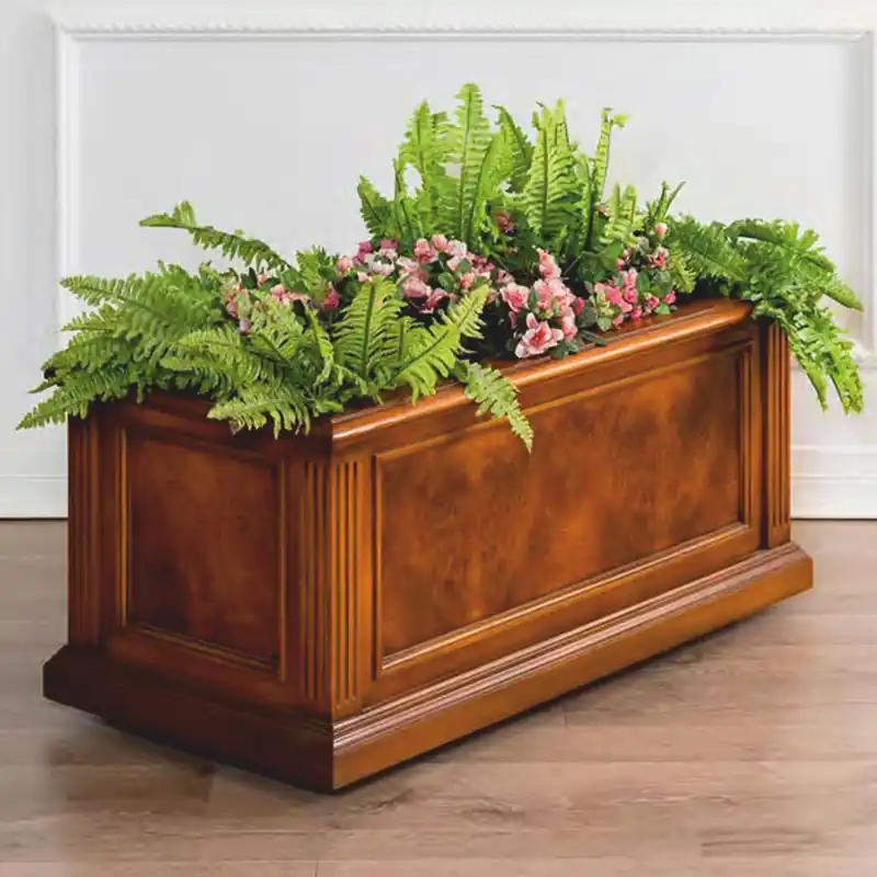 Casa Padrino Luxus Barock Blumentopf Braun 91 cm - Made in Italy Beliebt
