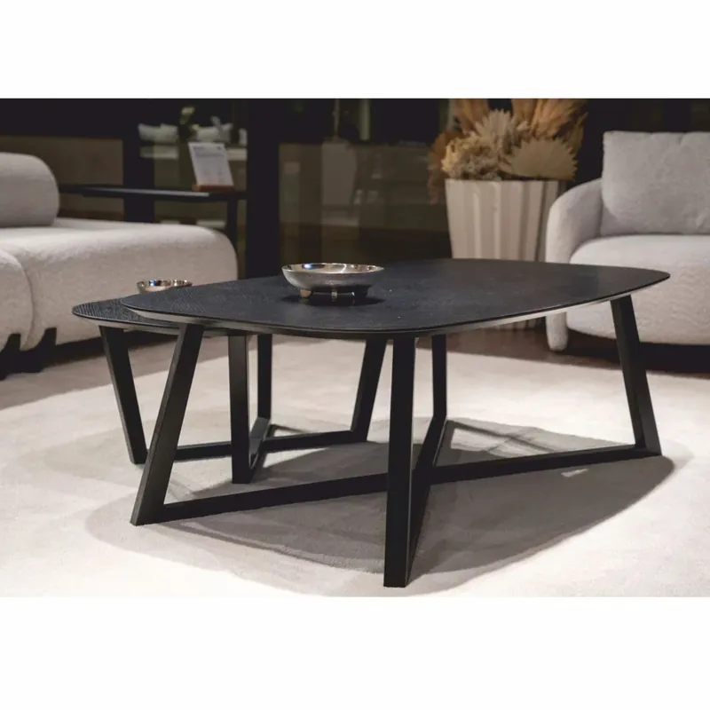 Casa Padrino Luxus Massivholz Couchtisch Set Schwarz - Hotel & Wohnzimmer Möbel Jetzt Kaufen
