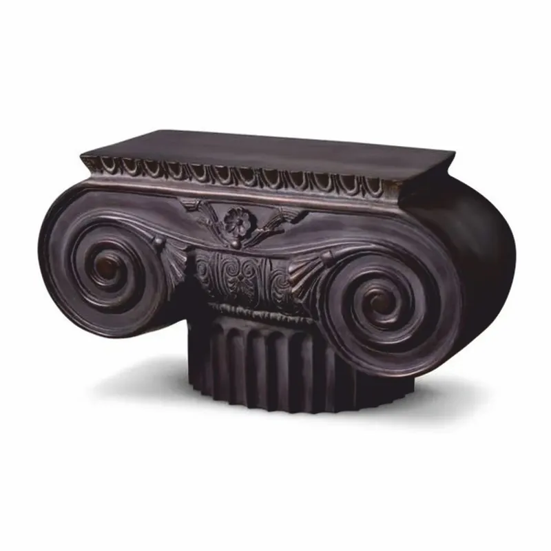 Nur Für Kurze Zeit Casa Padrino Luxus Barock Metall Deko Objekt Säulenkopf Bronze 48,5 cm