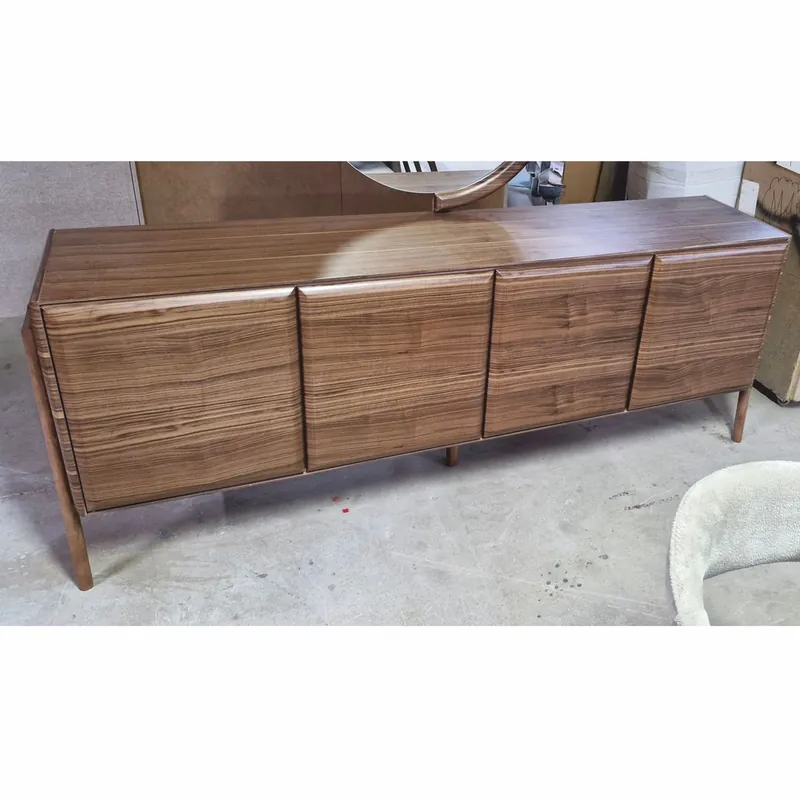 Kracherpreis Casa Padrino Luxus Sideboard mit 4 Türen Braun 220 cm - Luxus Möbel