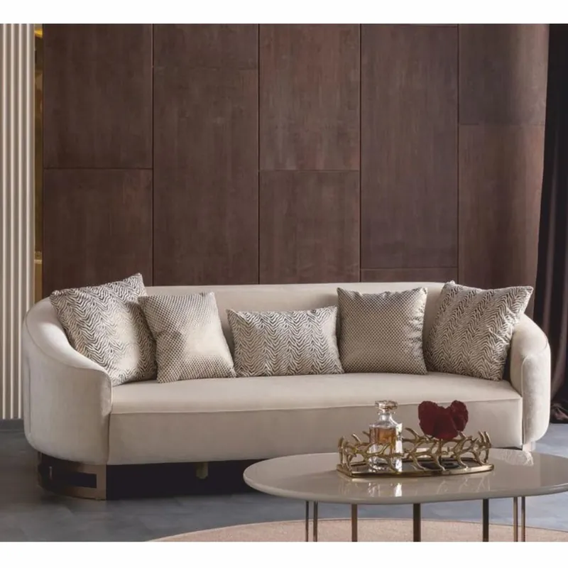 Super-Preis Casa Padrino Luxus Sofa Grau / Bronze 250 cm - Hotel & Wohnzimmer Möbel
