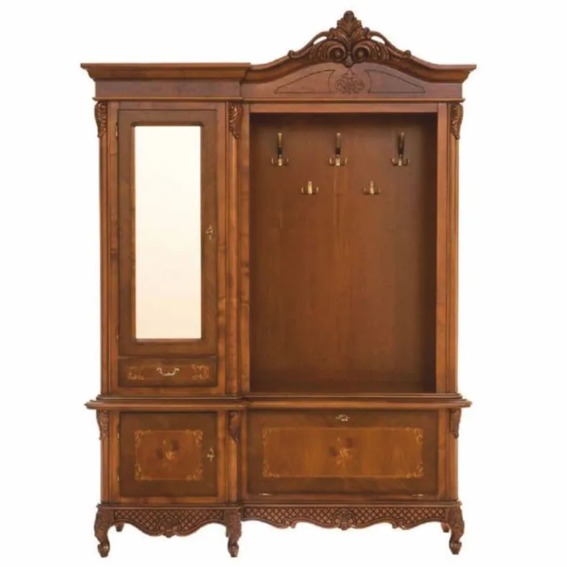 Sofort Bestellen Casa Padrino Luxus Barock Garderobe Braun 162 x 45 x H. 230 cm - Barock Garderoben Möbel