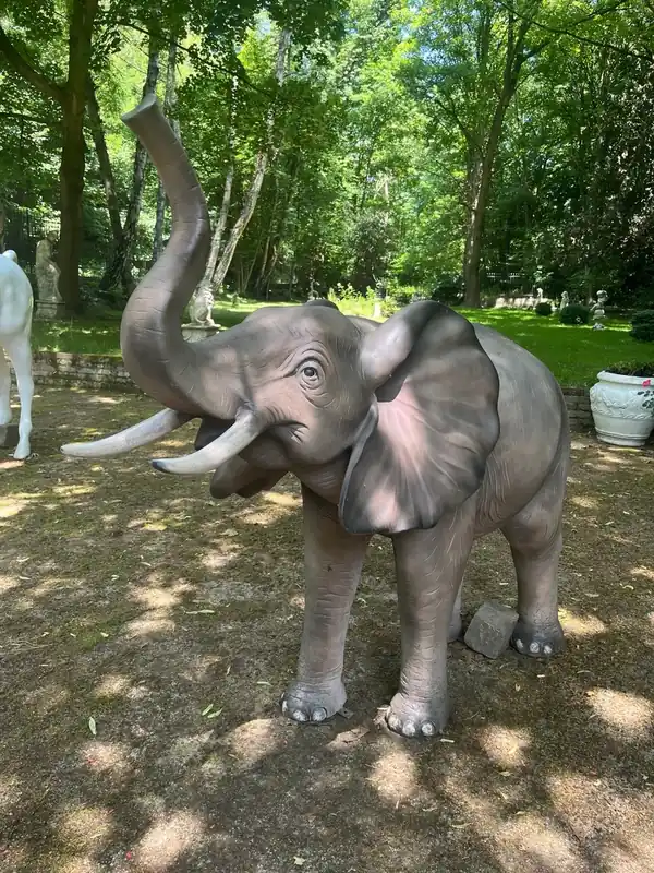 Neuheit Casa Padrino Luxus Deko-Skulptur XXL Elefant – Monumentale Eleganz für Innen & Außen