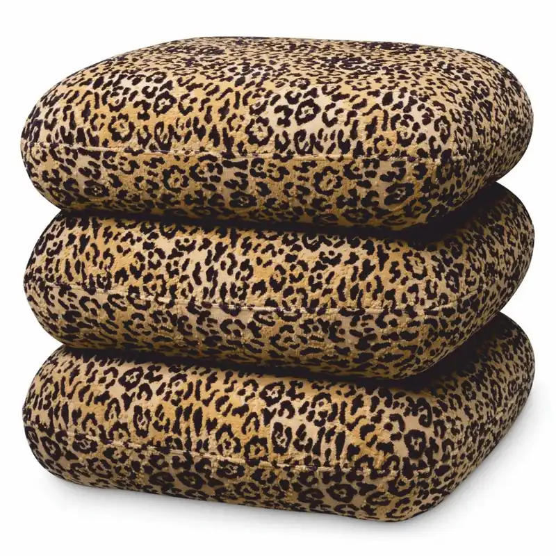 Casa Padrino Luxus Drehhocker Leopard H. 55 cm - Luxus Hotel Möbel Versand Am Gleichen Tag