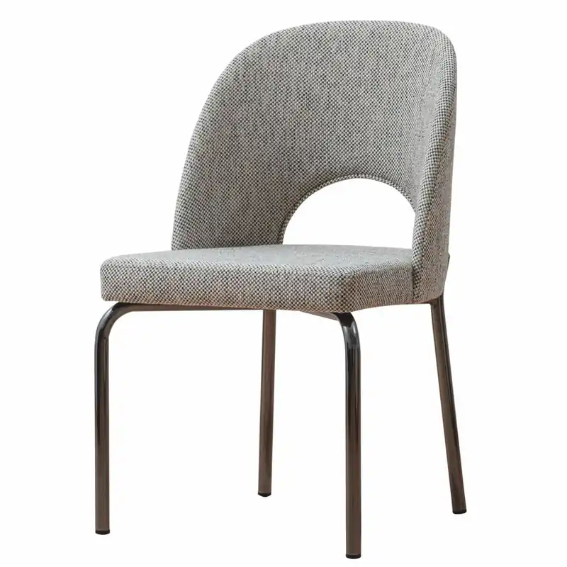 Preis Gesenkt Casa Padrino Luxus Esszimmer Stuhl Grau / Schwarz H. 87 cm - Esszimmer Möbel