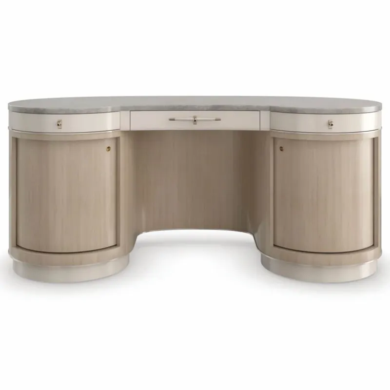 Meistverkauft Casa Padrino Luxus Schminktisch Grau / Braun / Gold 171 cm - Hotel & Schlafzimmer Möbel