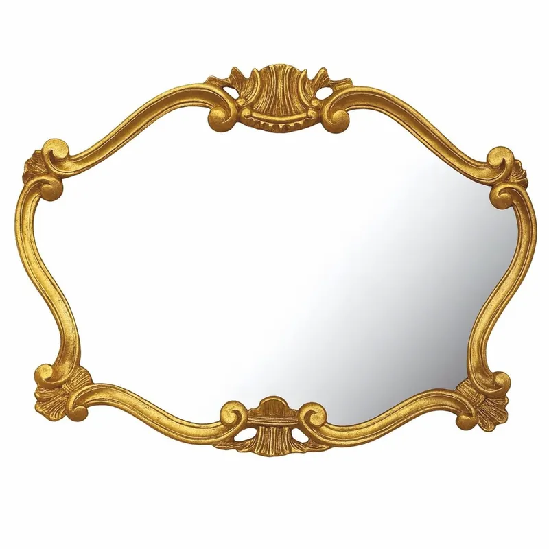 Solange Der Vorrat Reicht Casa Padrino Luxus Barock Spiegel Gold 92 cm - Barock Möbel - Made in Italy