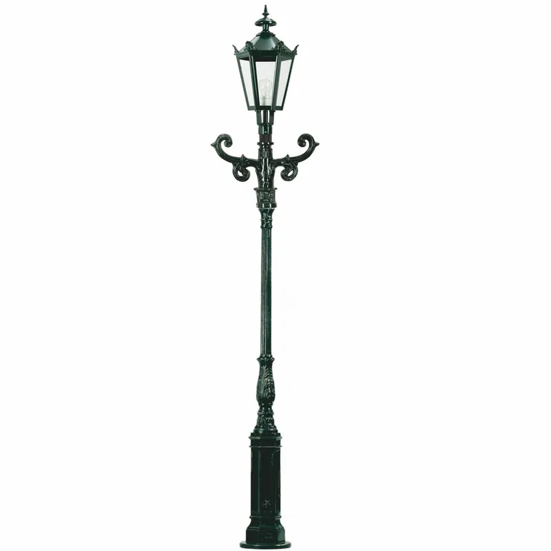 Mega-Angebot Casa Padrino Barock Gartenlaterne Grün H. 315 cm - Barock Außenbeleuchtung