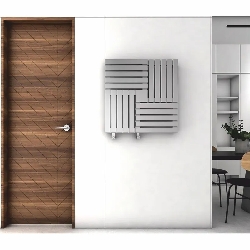 Casa Padrino Luxus Edelstahl Wandheizung Grau 60 cm - Luxus Wandheizkörper Ausverkauf